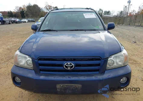 2005 Toyota Highlander V6 z USA, uszkodzony, nr VIN JTEEP21A650071887